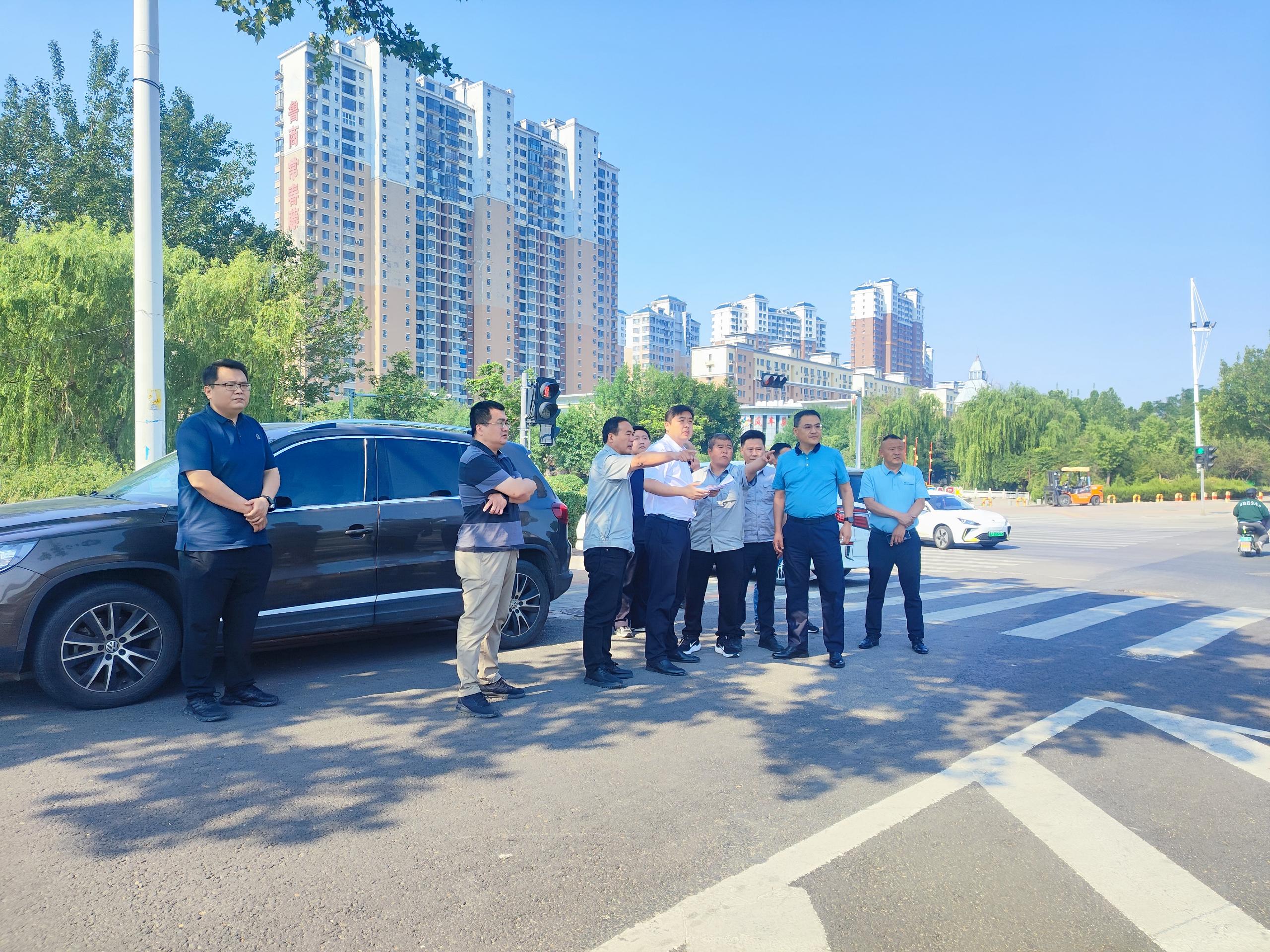 長清區領導實地調研大熱電項目供水配套工程